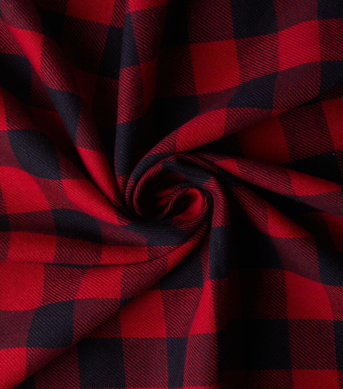 Eddie Bauer Red Buffalo Check Yarn Dyed Cotton Fabric