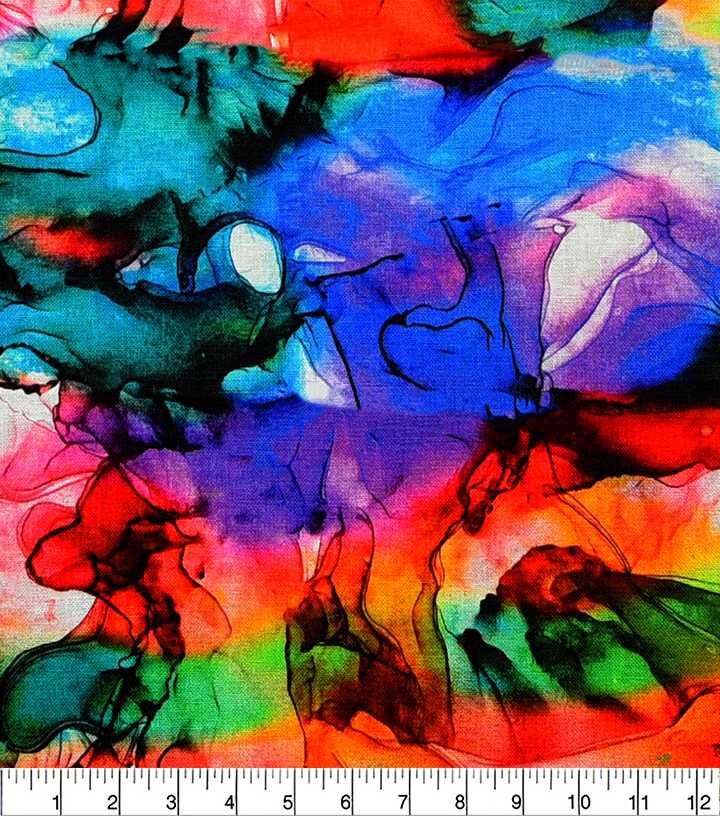 Multicolor Blender Quilt Cotton Fabric by Keepsake Calico