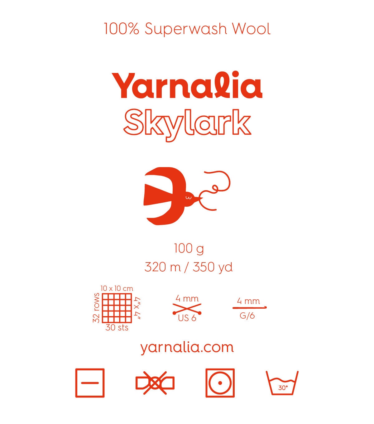 Yarnalia 350yds Superfine Skylark Wool Yarn 2 Bundle