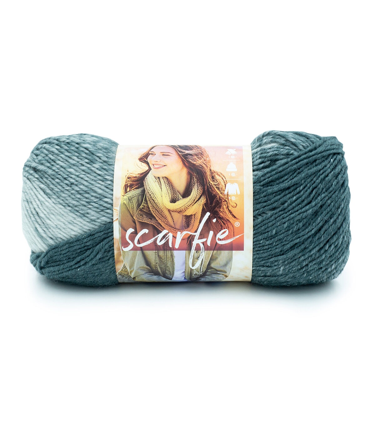 Lion Brand Scarfie 312yds Bulky Acrylic Blend Yarn