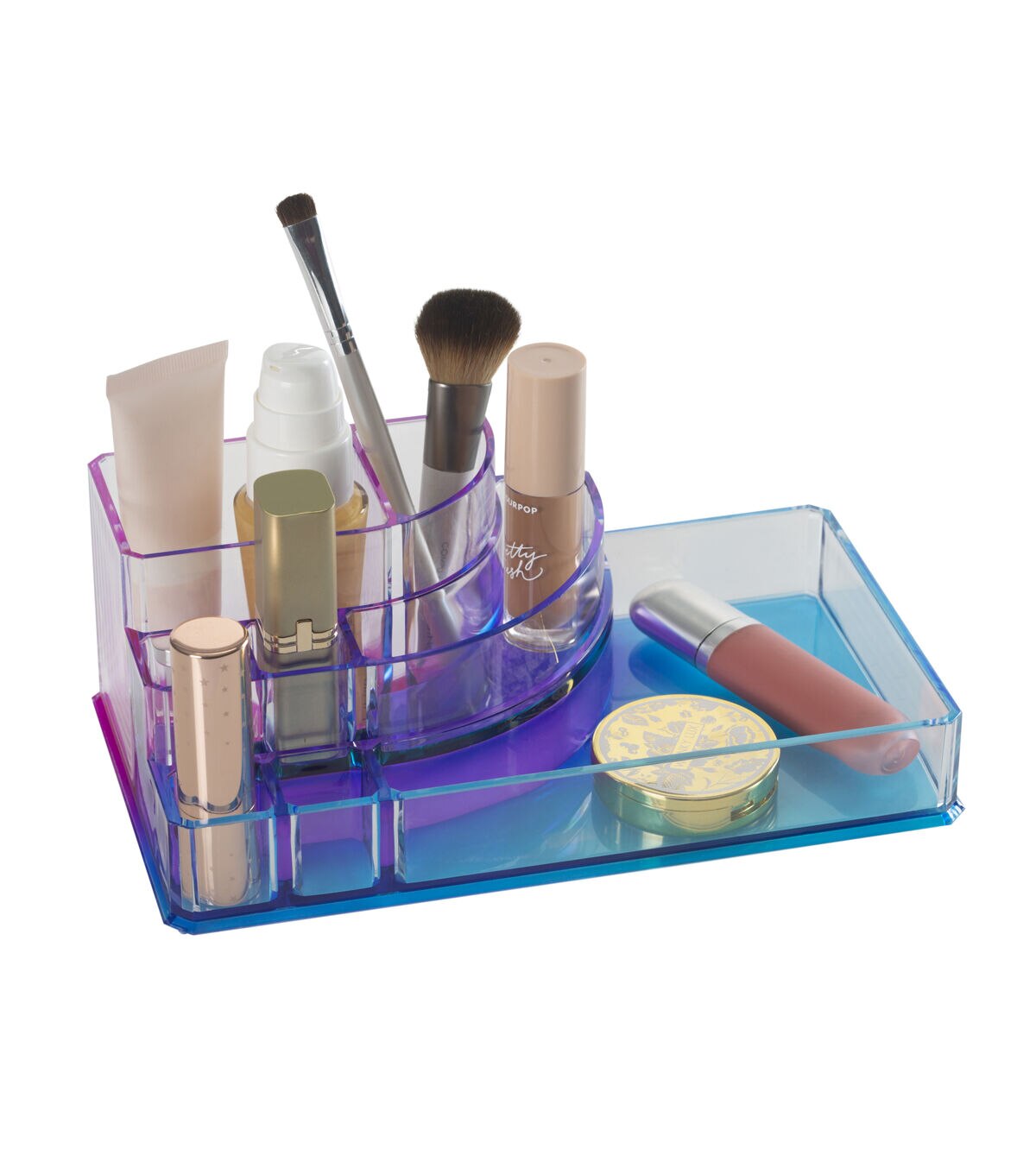 Simplify 9 Ombre 8 Section Cosmetic & Jewelry Holder