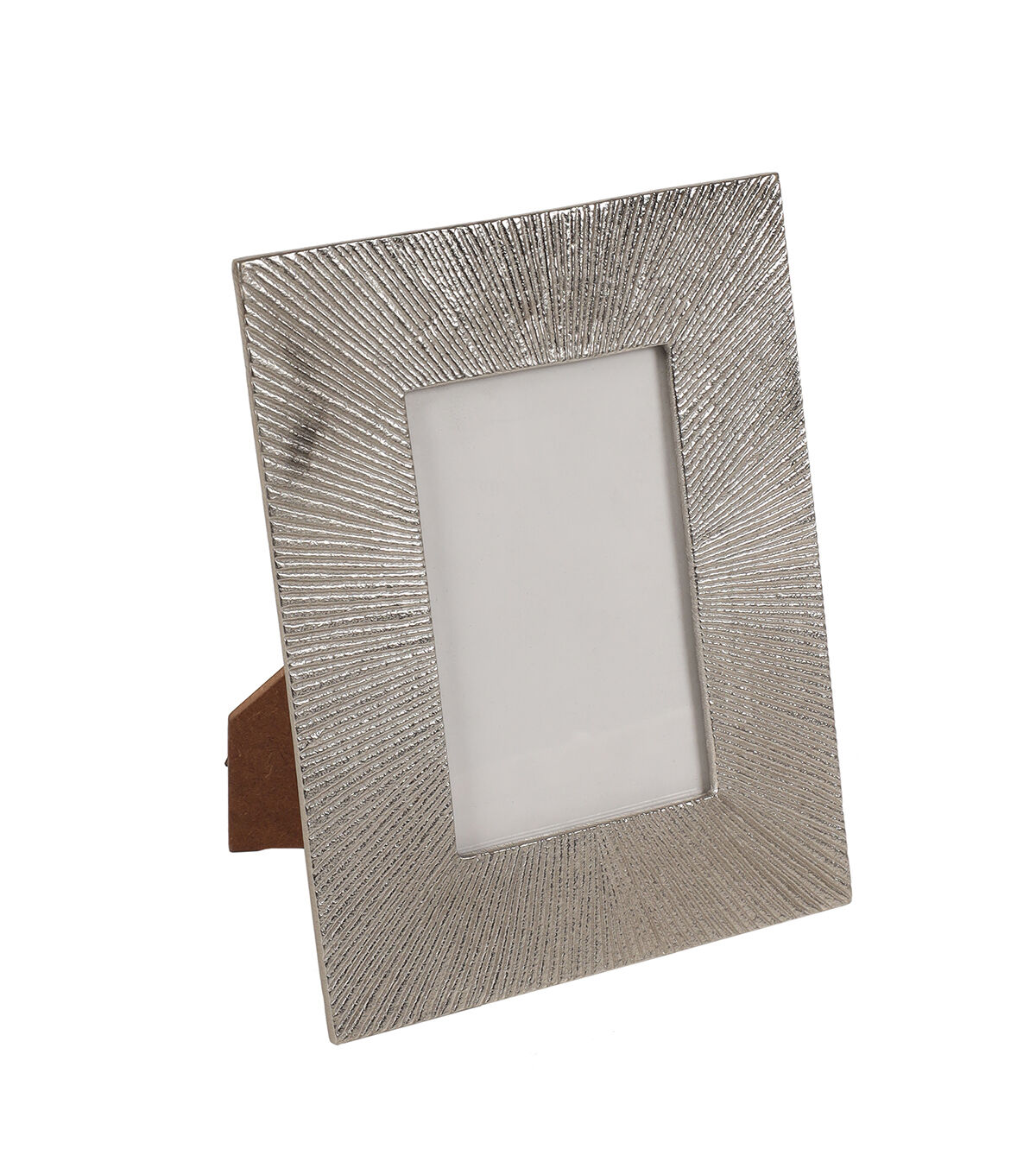 4 x 6 Silver Textured Tabletop Picture Frame by Place & Time