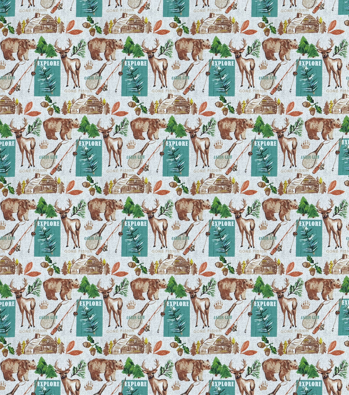 Cabin Life Super Snuggle Flannel Fabric