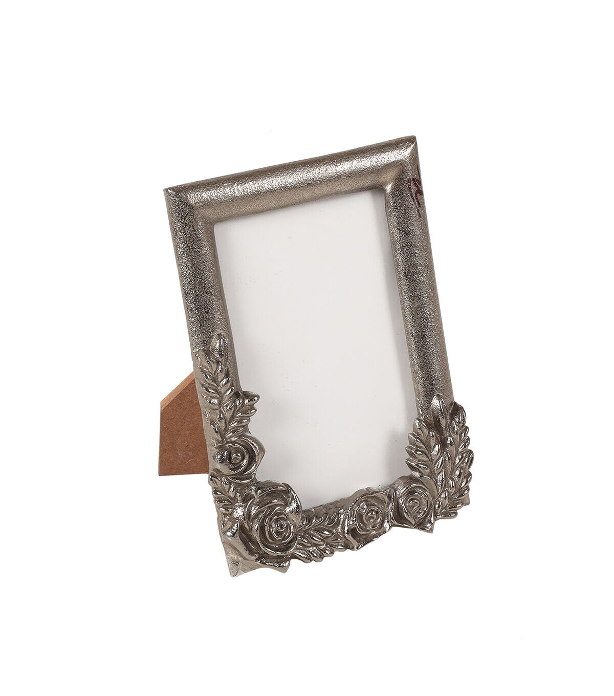 4 x 6 Antique Silver Tabletop Frame Floral Accent by Place & Time