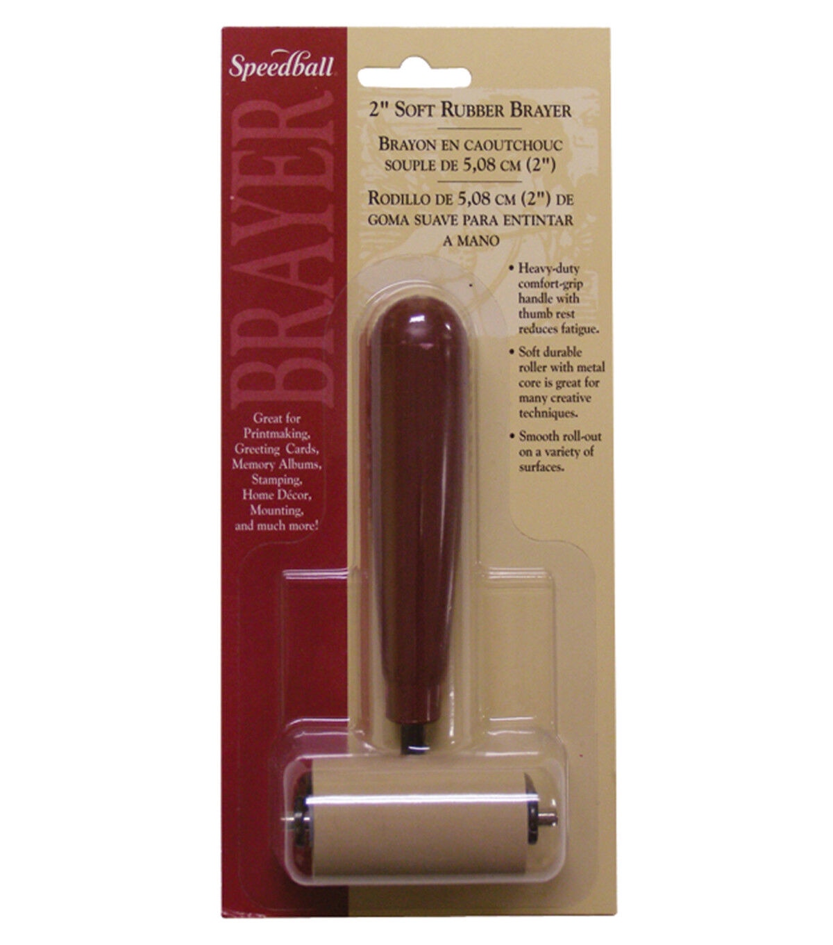 Speedball 2 Deluxe Soft Rubber Brayer Roller
