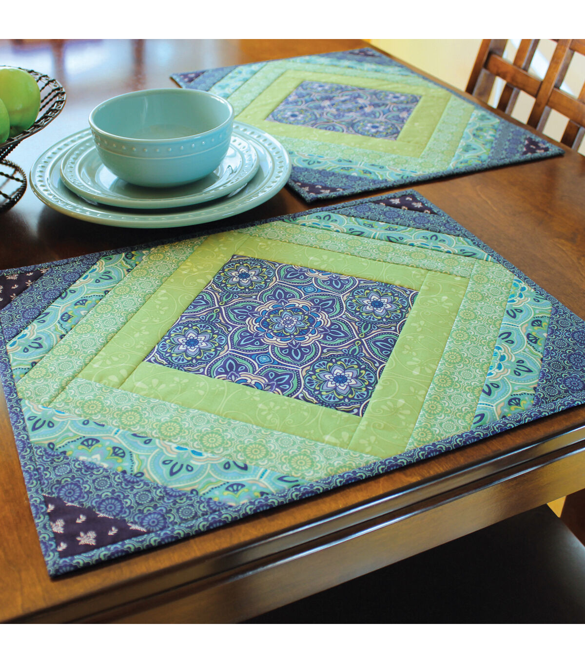 June Tailor Quilt As You Go Batting Placemats Casablanca
