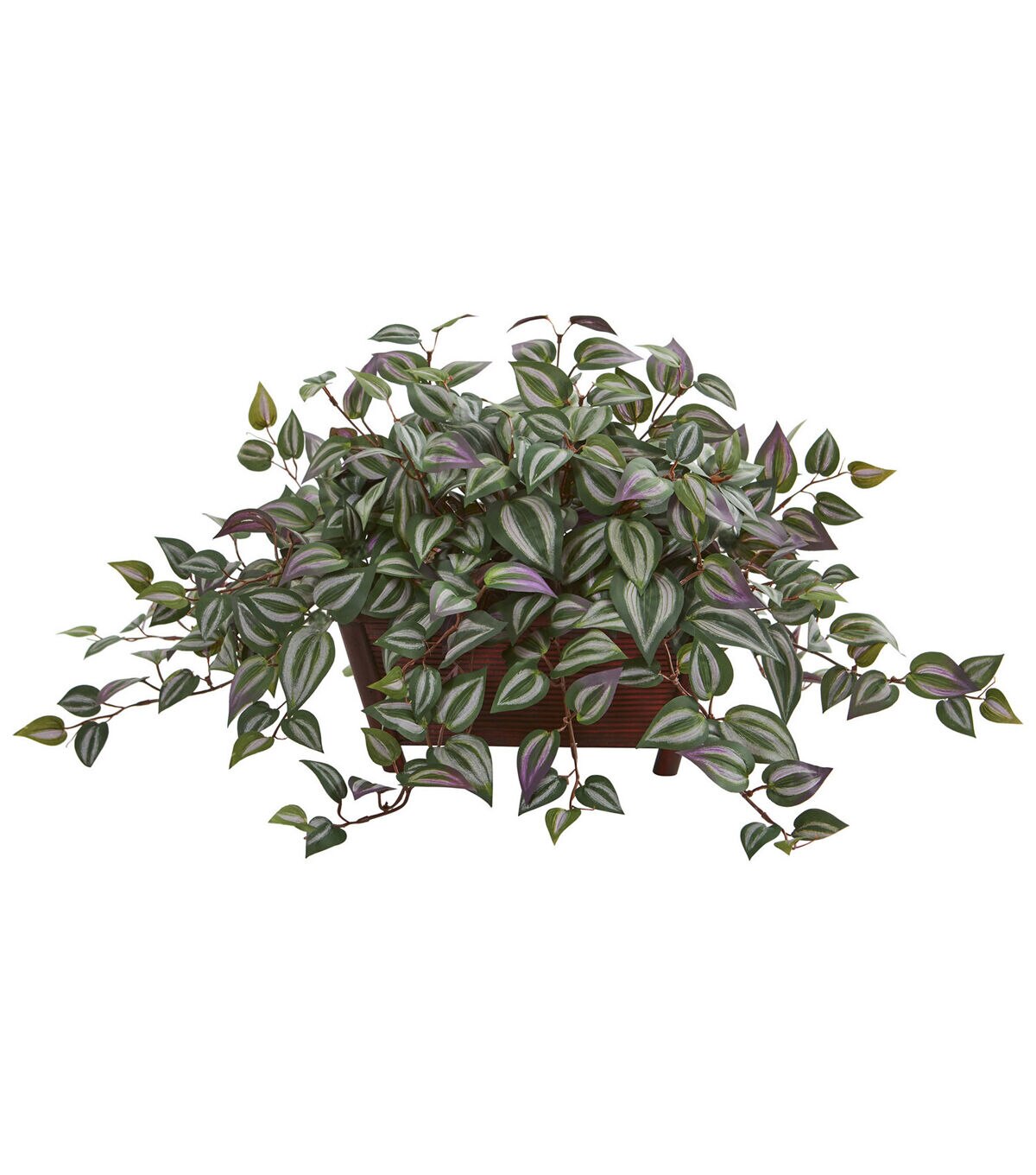 Nearly Natural 28 W&ering Jew Artificial Plant in Decorative Planter