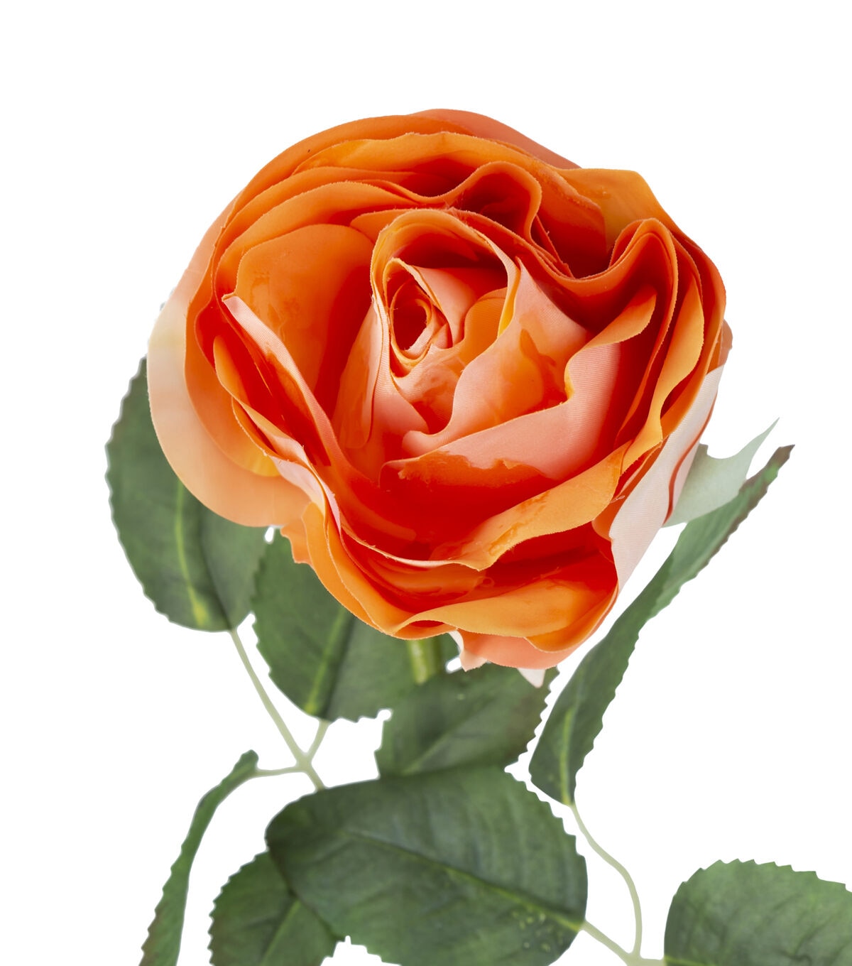30.5 Orange Real Touch Rose Stem by Bloom Room