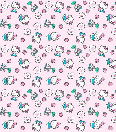 Hello Kitty Sweet Apple Pack Cotton Fabric
