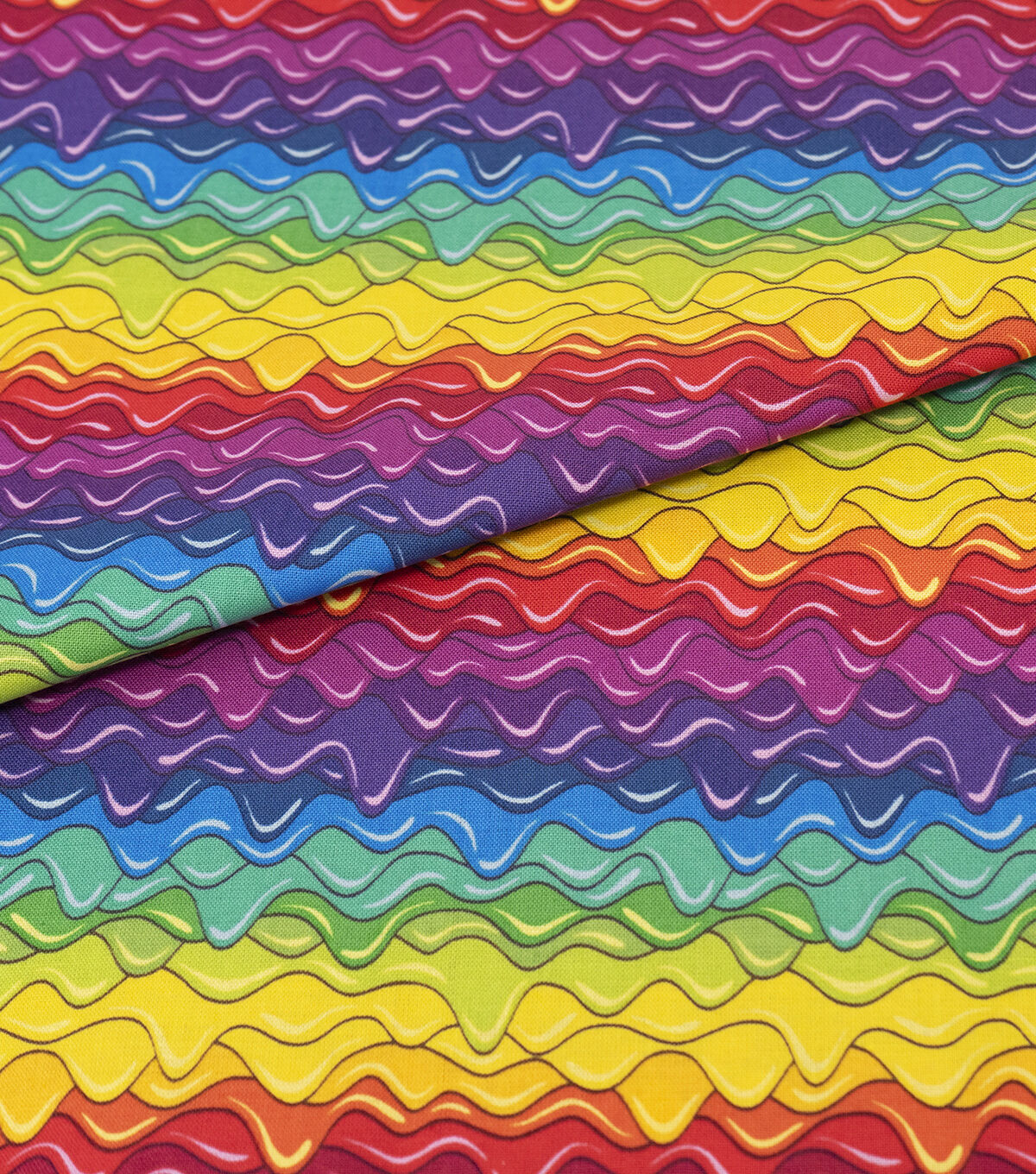 Multicolor Layers Cotton Fabric by Keepsake Calico