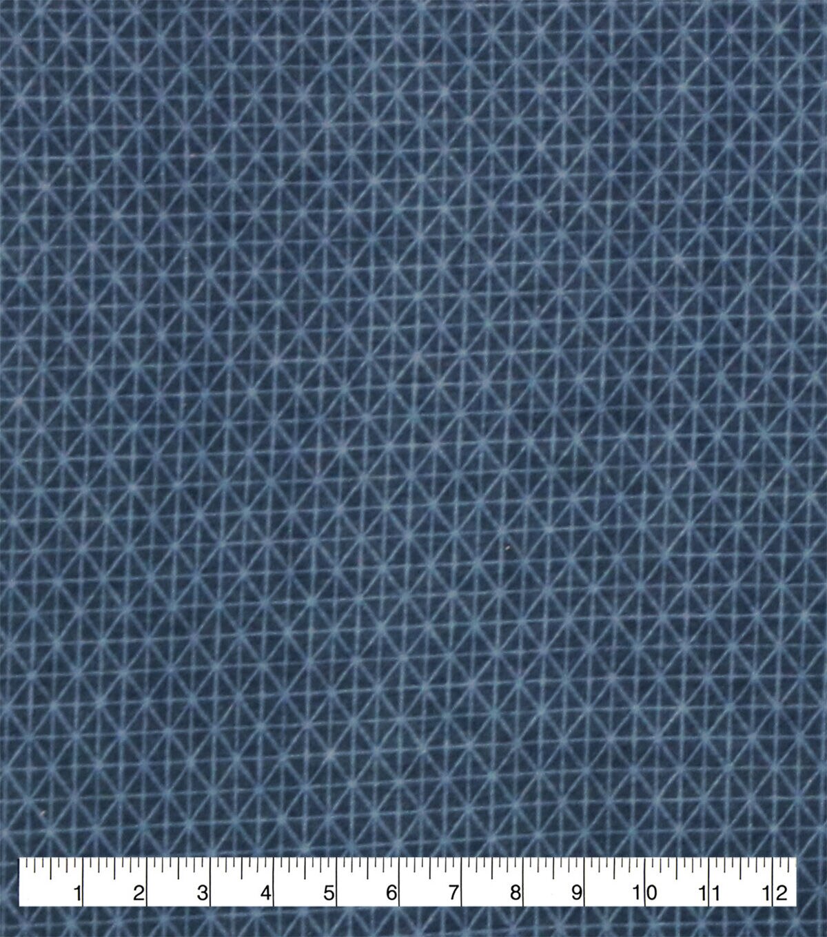 Blue Geometric Super Snuggle Flannel Fabric