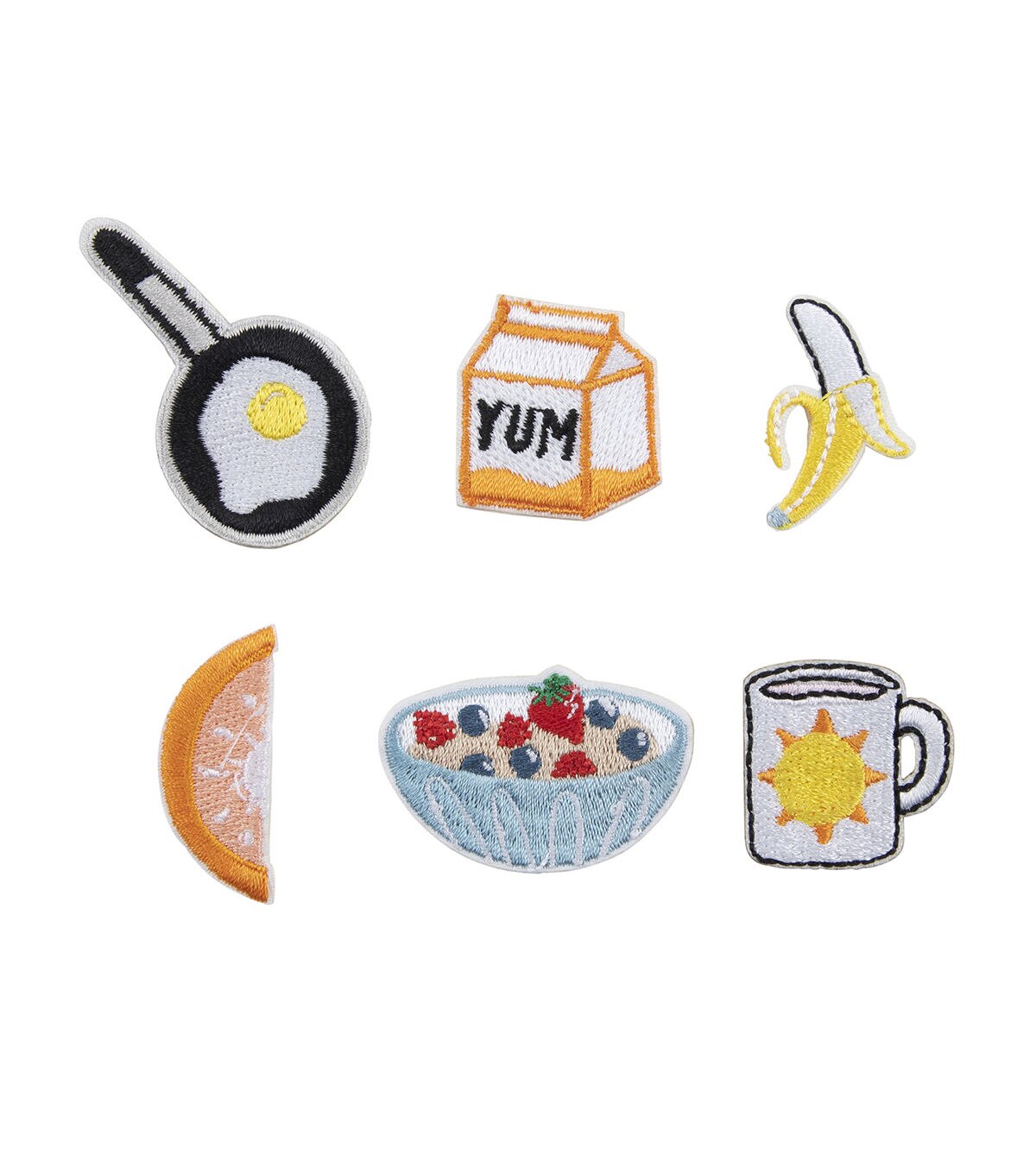 6ct Breakfast Iron On Patches by hildie & jo