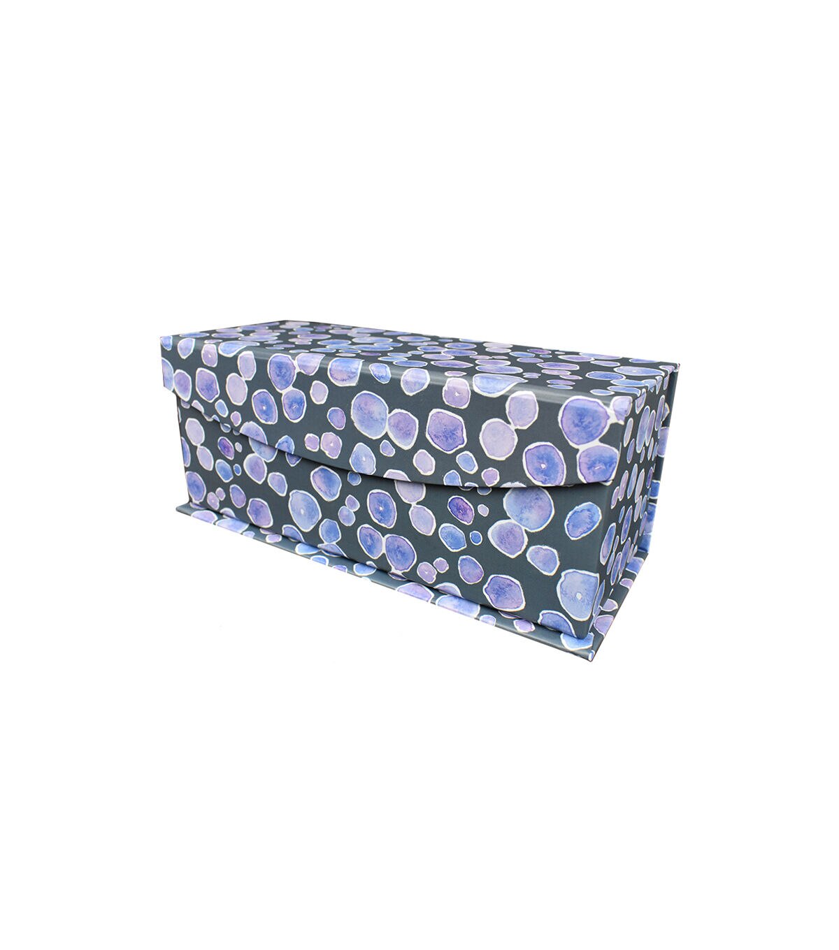 8 Violet & Blue Pattern Fliptop Box by Hudson 43