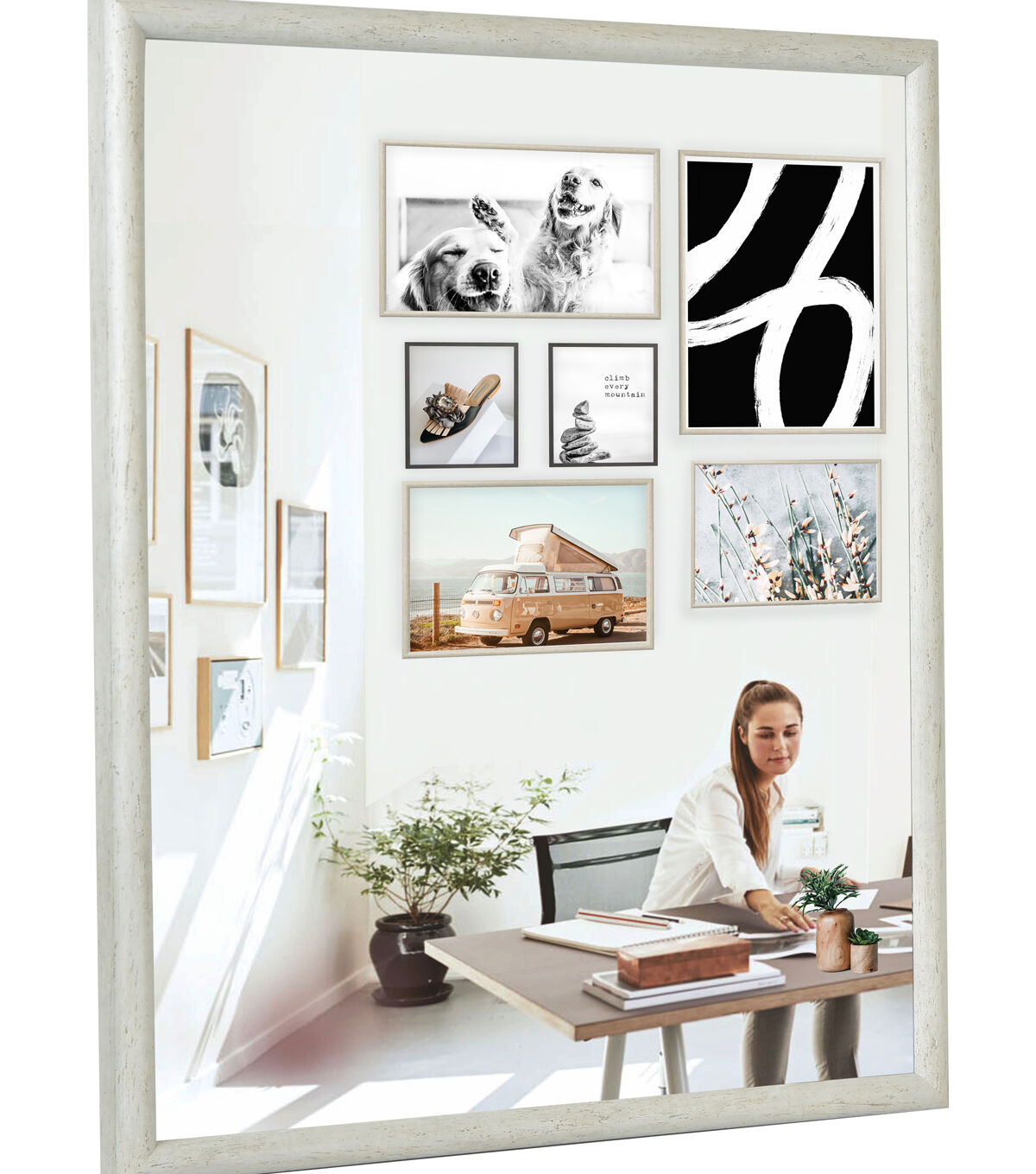 16 x 20 White Bullnose Poster Frame by Place & Time