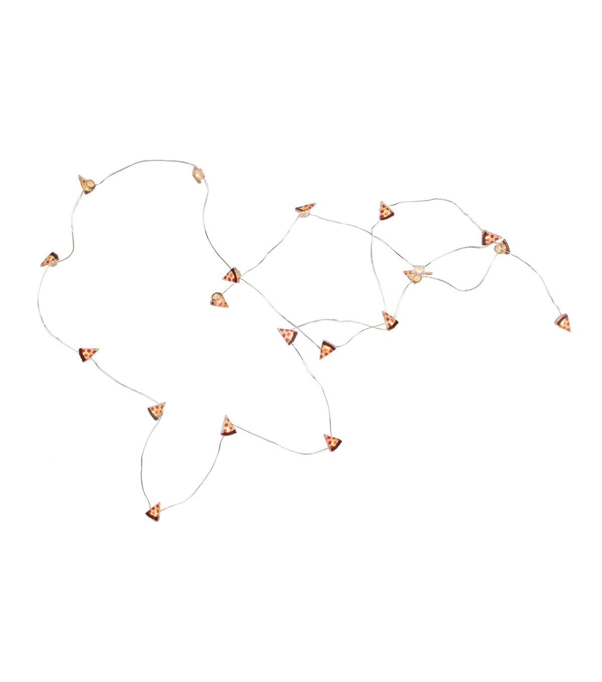 Northlight 10-Count LED Pizza Fairy Lights - Warm White