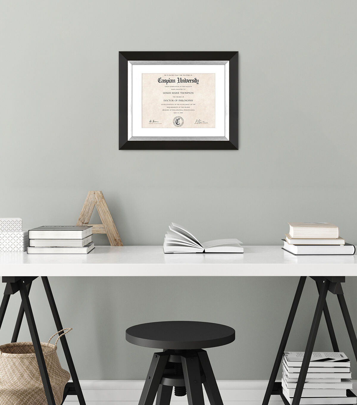 11 x 14 Black Fairmont Document Frame by Place & Time