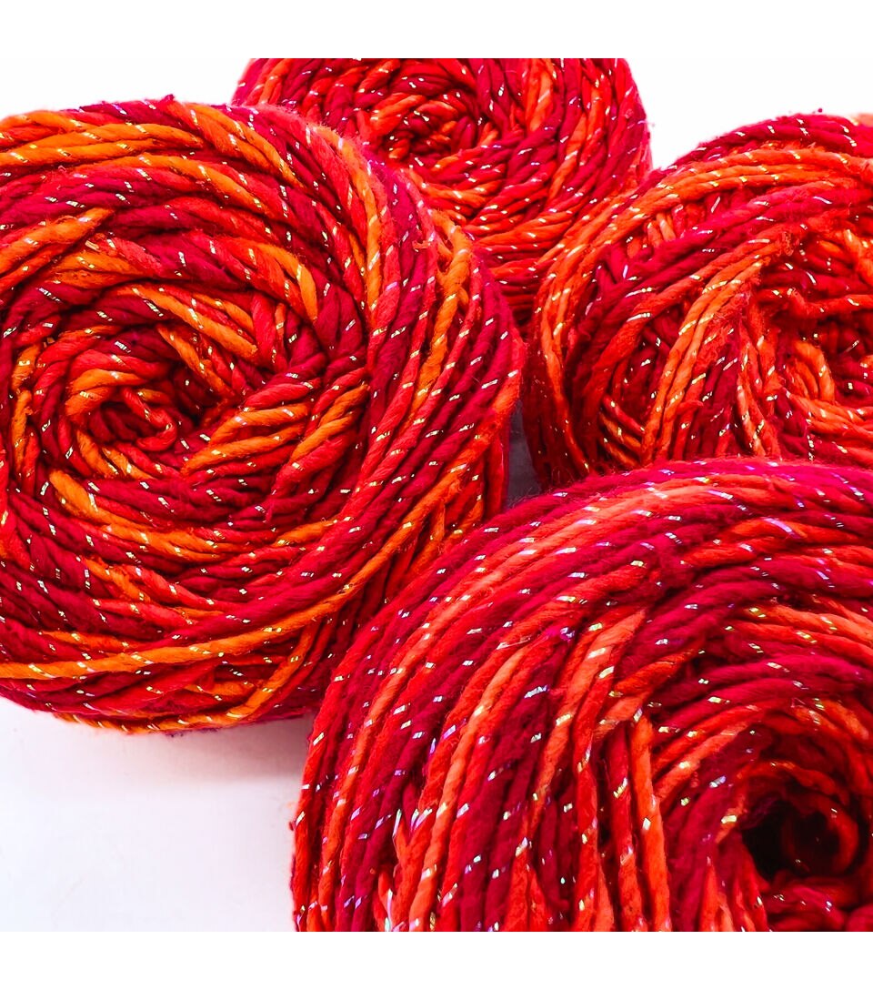 Darn Good Yarn Sparkle 75yds Worsted Silk Yarn