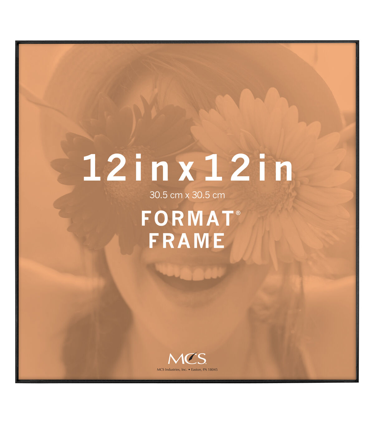 MCS 12 x 12 Front Loading Black Wall Frame
