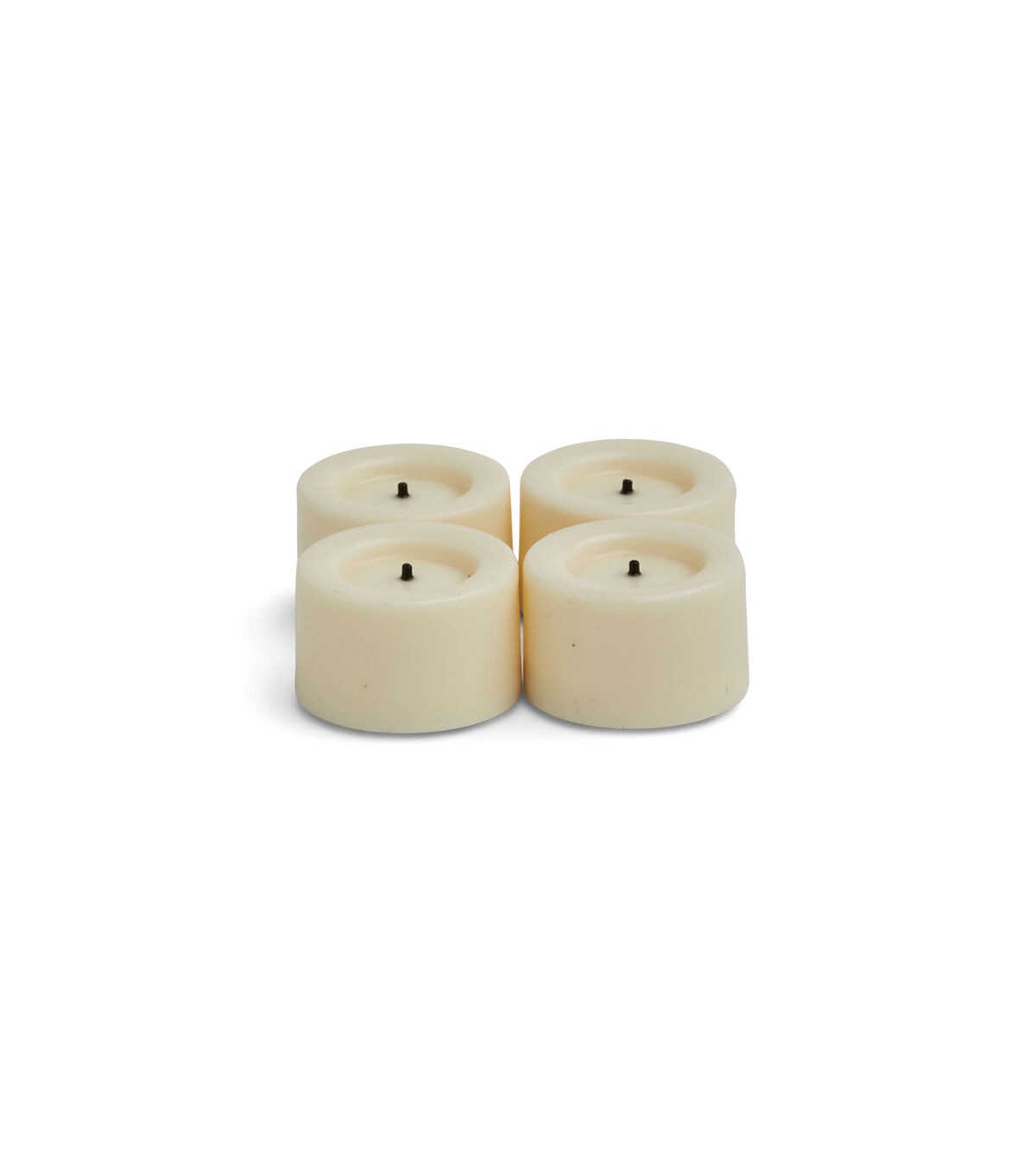 Flameless Cream Mini LED Wax Votive Candles 4pk
