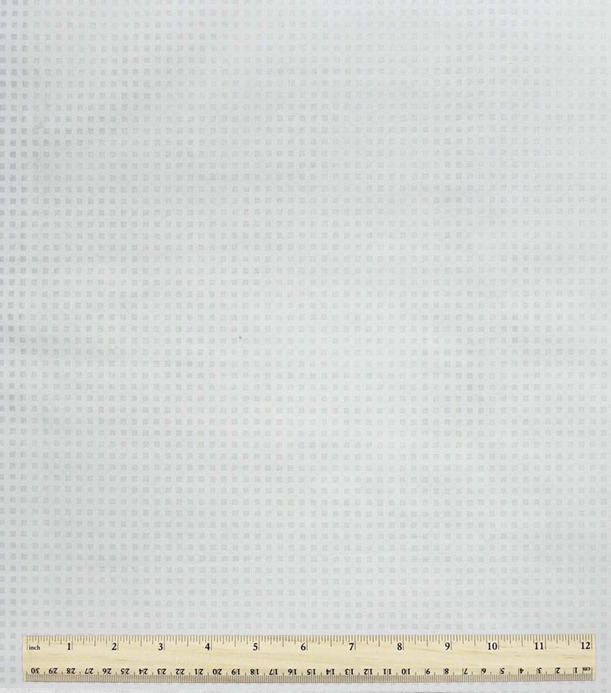 Gingham Tonal on White Cotton Fabric by Keepsake Calico