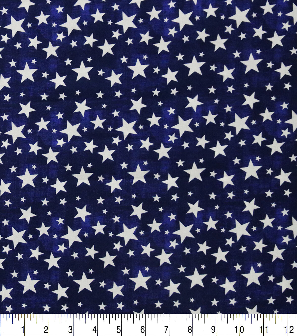 Stars on Navy Patriotic Cotton Fabric