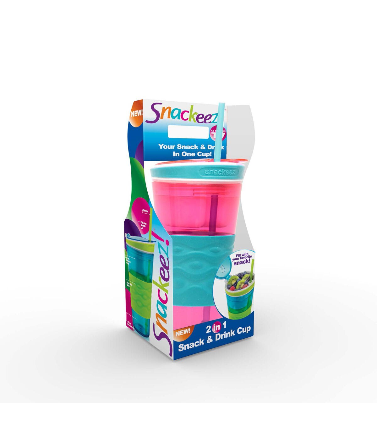 Snackeez Girl Pink Cup