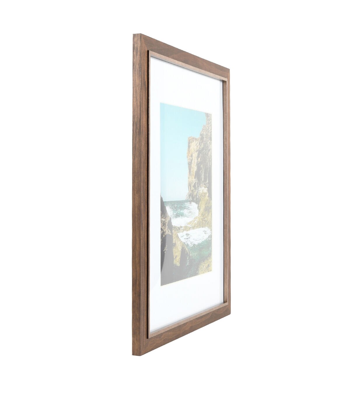 16 x 20 Matted to 11 x 14 Wood Portrait Frame by Hudson 43