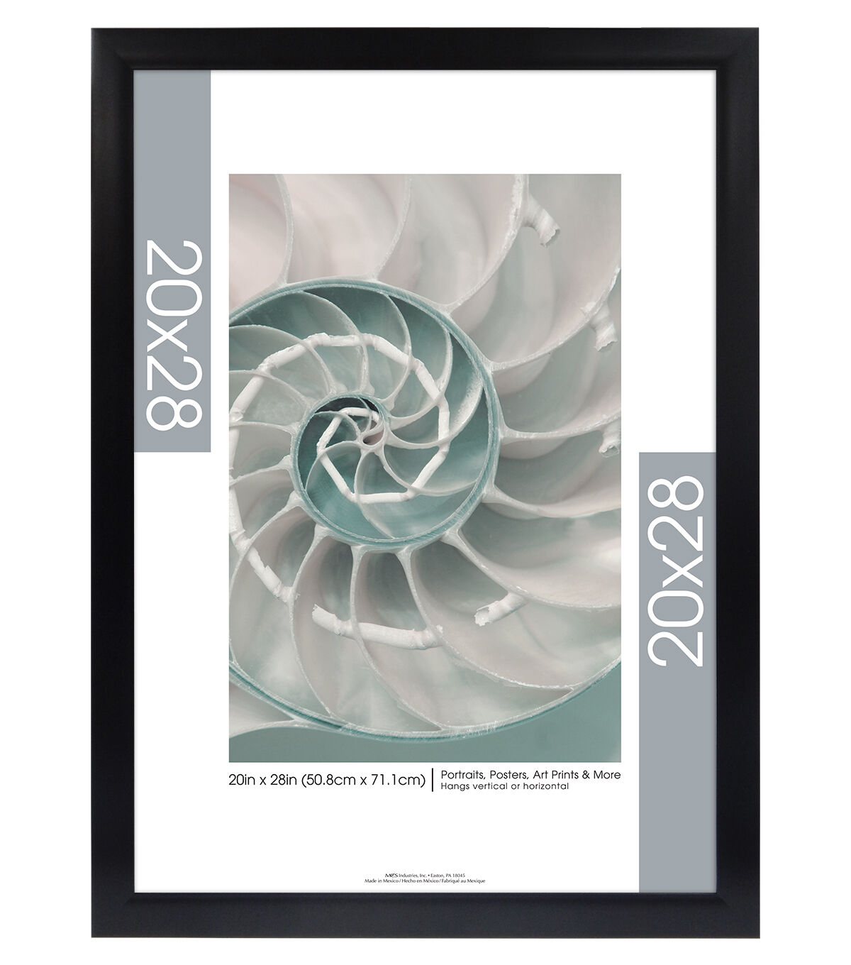 20 x 28 Poster Frame Gallery Black