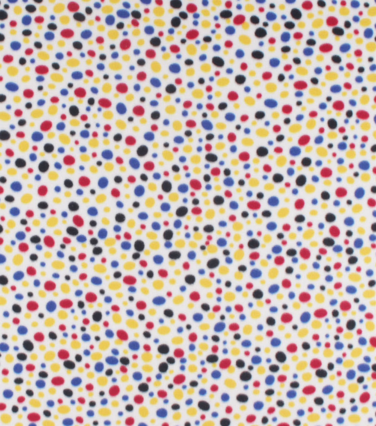 Multi Dots Blizzard Fleece Fabric