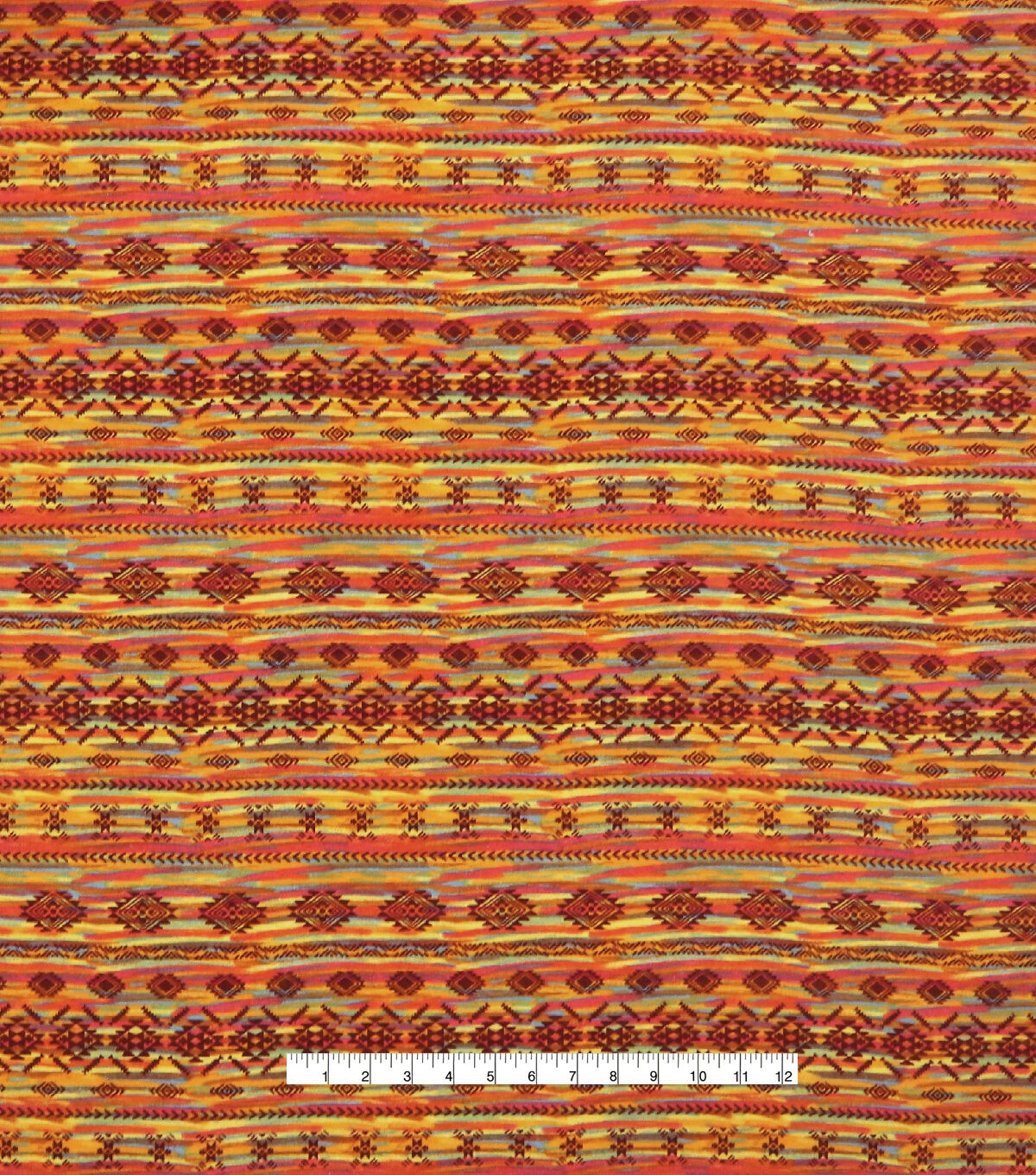 Desert Aztec Stripe Super Snuggle Flannel Fabric
