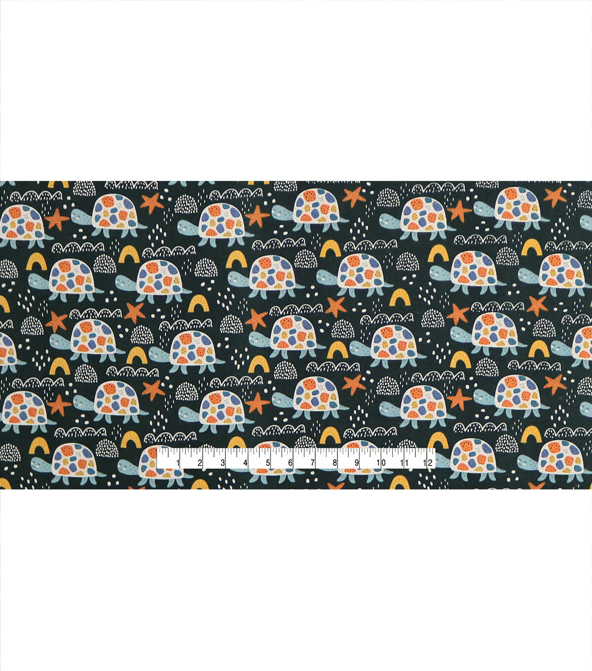 Bright Turtles Super Snuggle Flannel Fabric