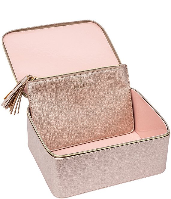 Jett Setter Vegan Leather Makeup Bag