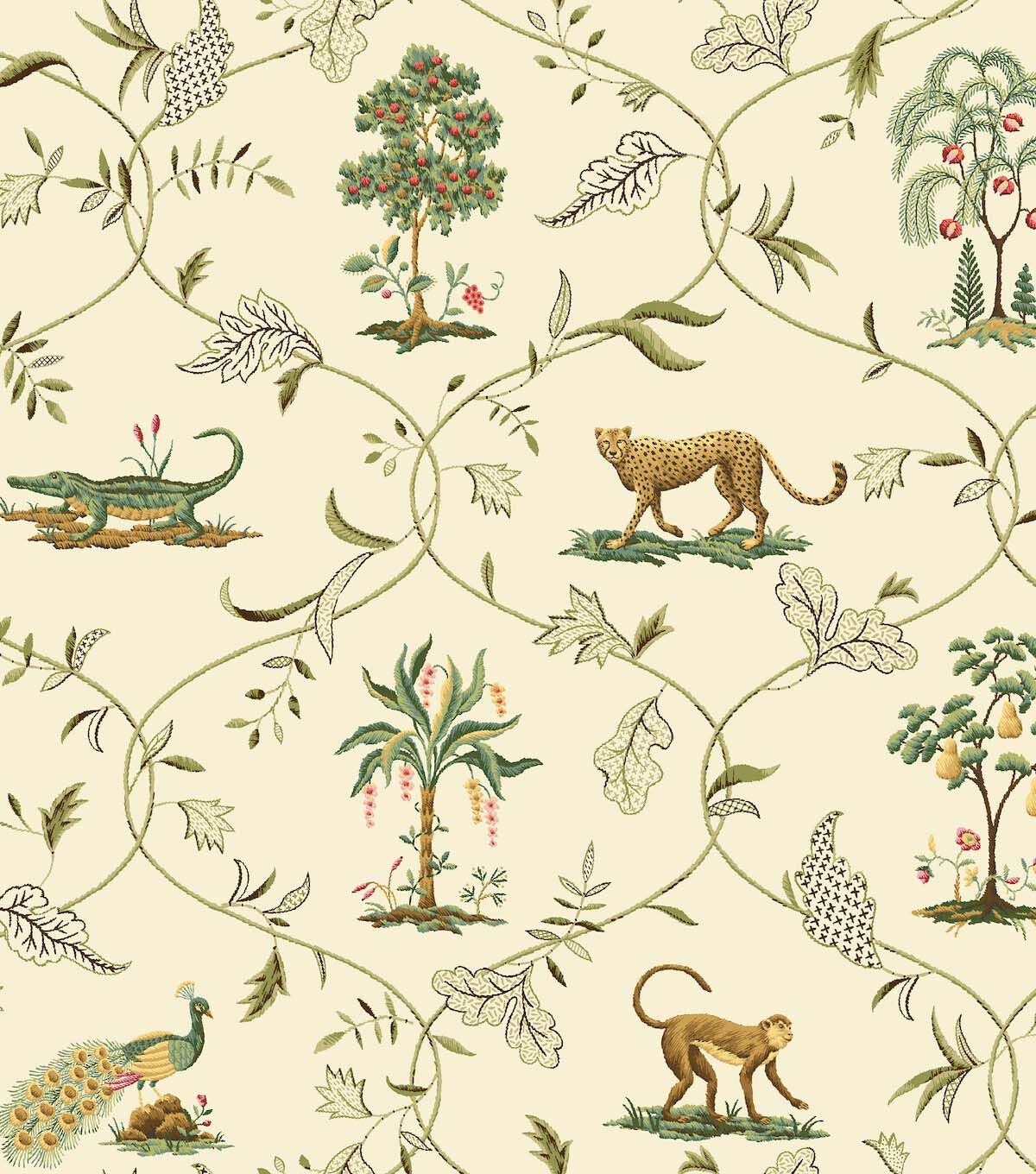 Surface Style 20.5' x 18' Willow Villandry Peel & Stick Wallpaper