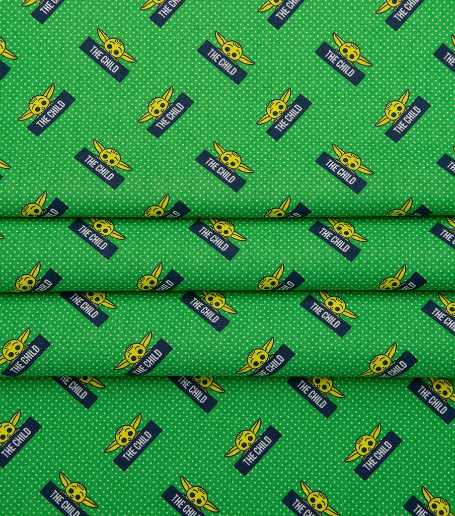 Mandalorian Bright Eyed Child Cotton Fabric