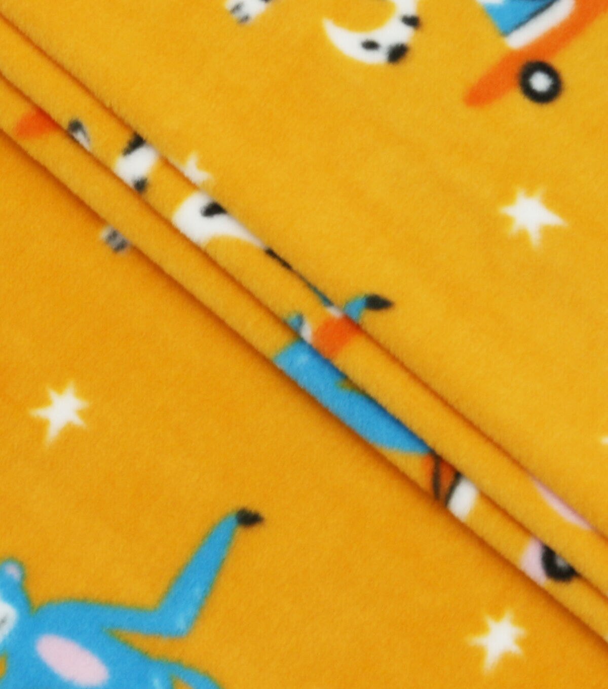 Animals on Skateboards Anti Pill Fleece Fabric