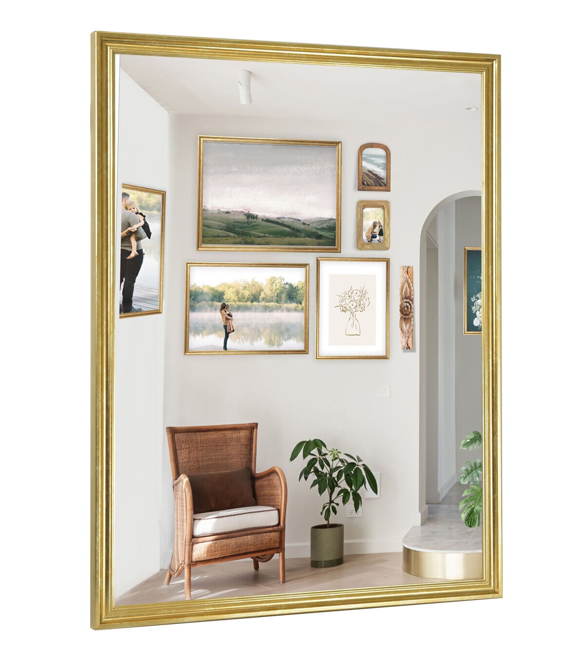 18 x 24 Traditional Brass Poster Frame by Place & Time