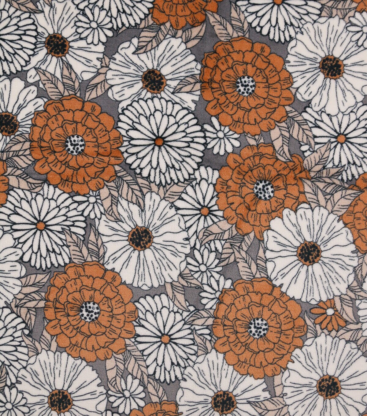 Sew Lush Large Fall Floral Fleece Fabric