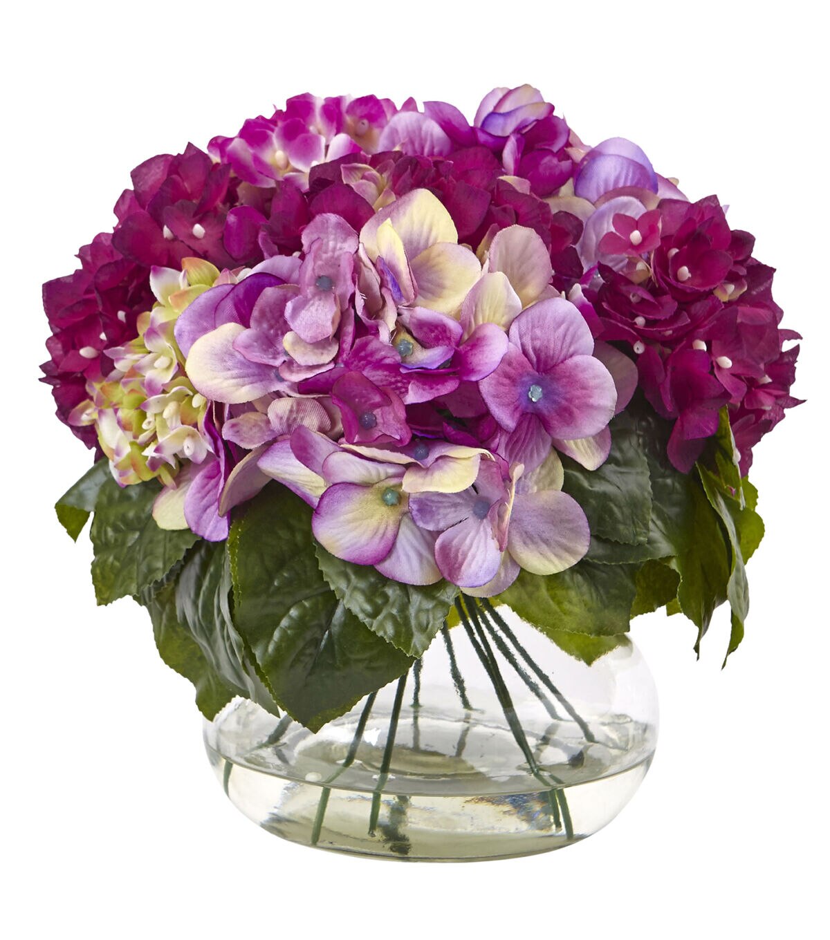 Nearly Natural Multi Tone Beauty Hydrangea