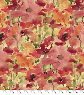 Susan Winget 108 Red Poppies Premium Wide Cotton Fabric