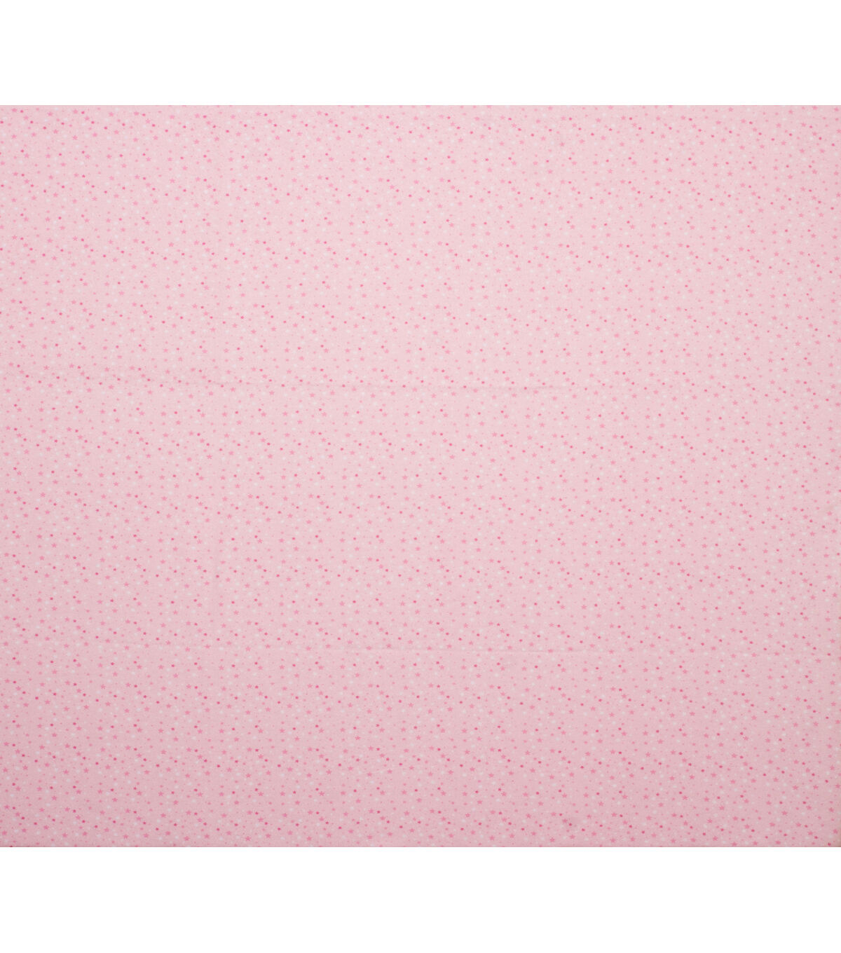 Pink Stars Super Snuggle Flannel Fabric