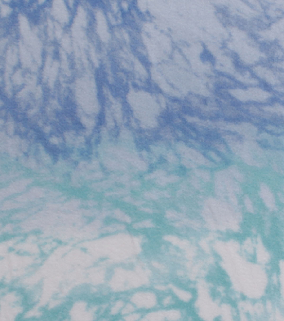 Endless Summer Blue Tie Dye Anti Pill Fleece Fabric
