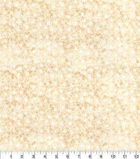 Cream Sundrenched Floral Cotton Fabric by Keepsake Calico