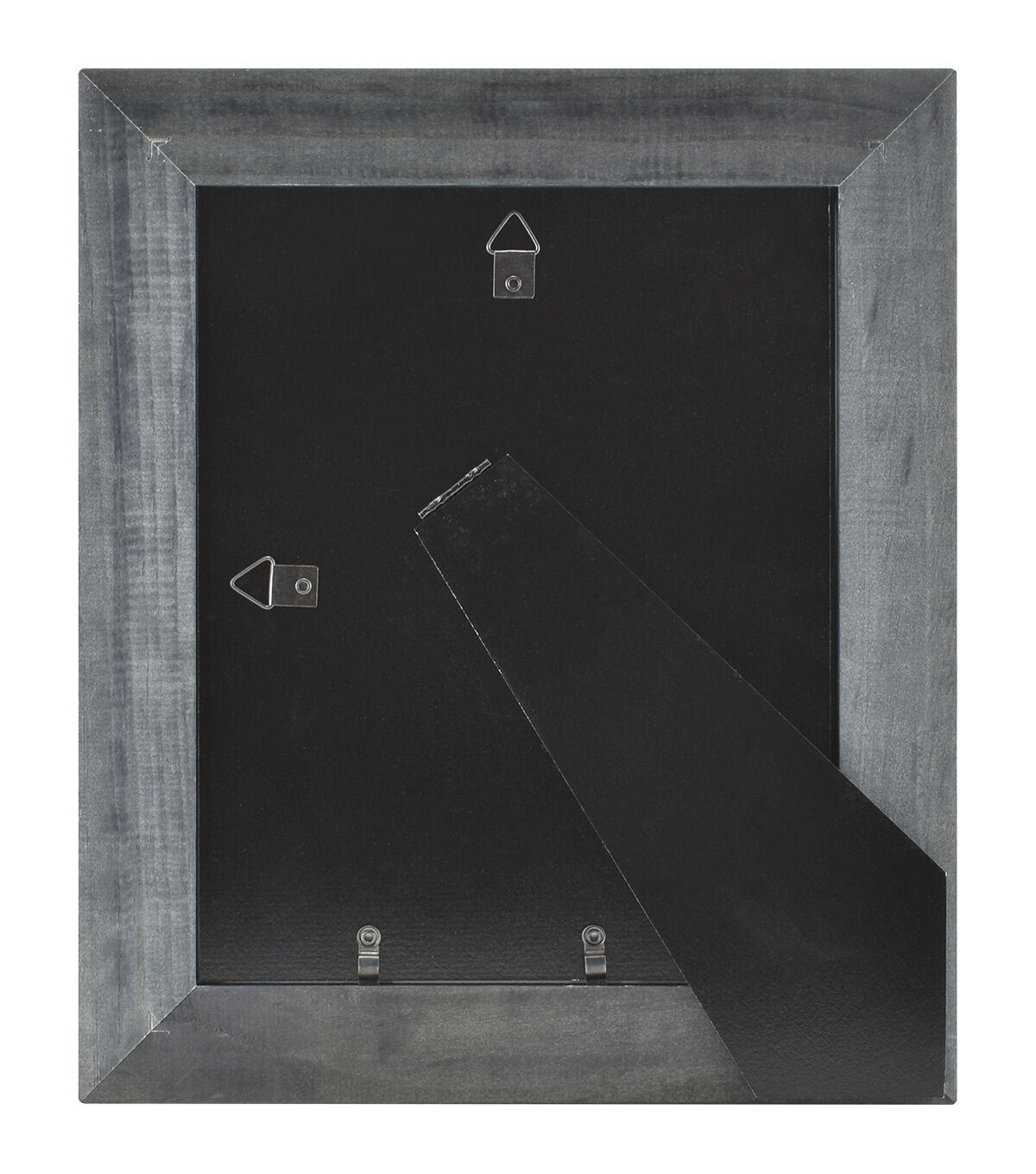 8 x 10 Distressed Black Wood Tabletop Picture Frame