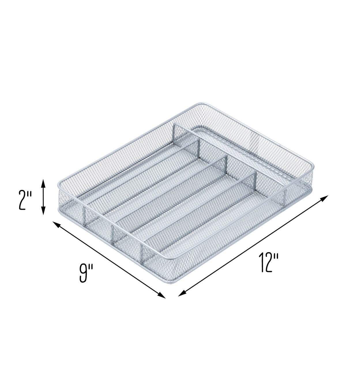 Honey Can Do 12 x 9 Mesh Cutlery Tray