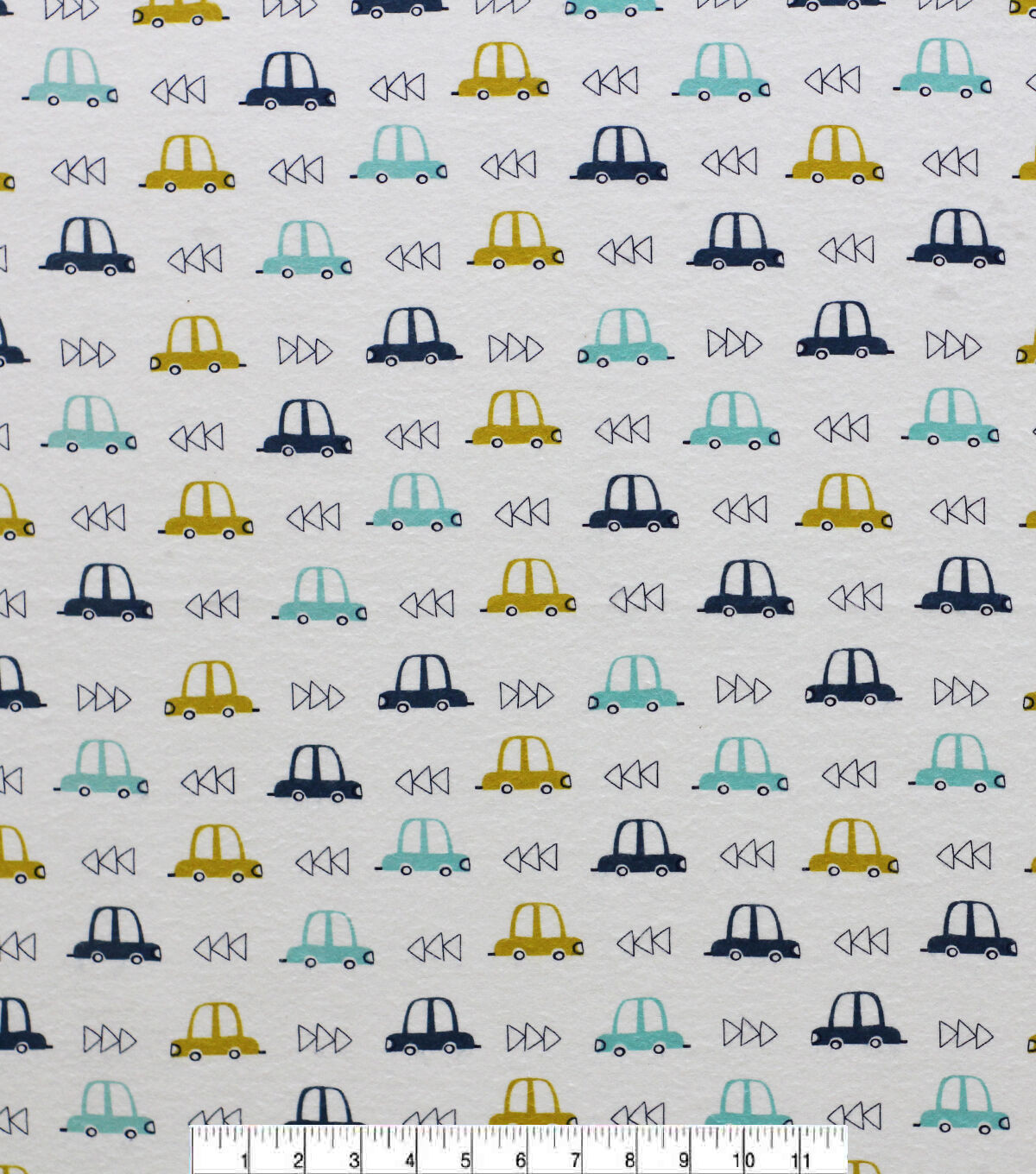 POP! Cars Super Snuggle Flannel Fabric