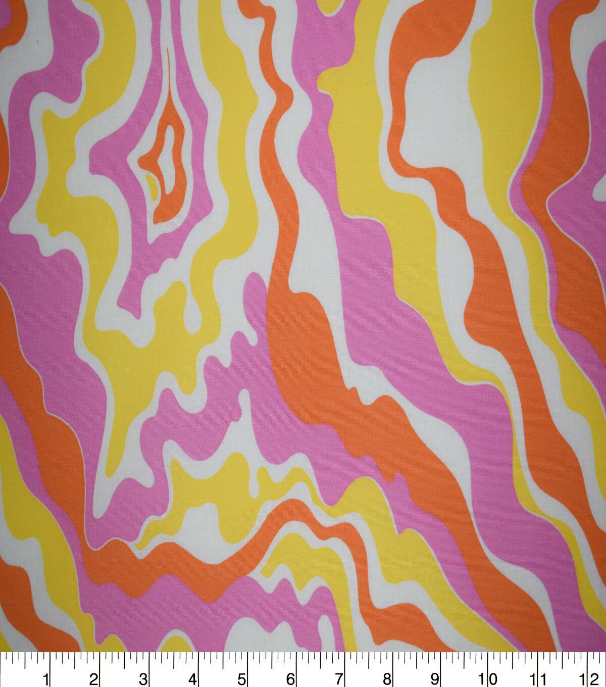 Pink & Yellow Blender Quilt Cotton Fabric by Quilter's Showcase