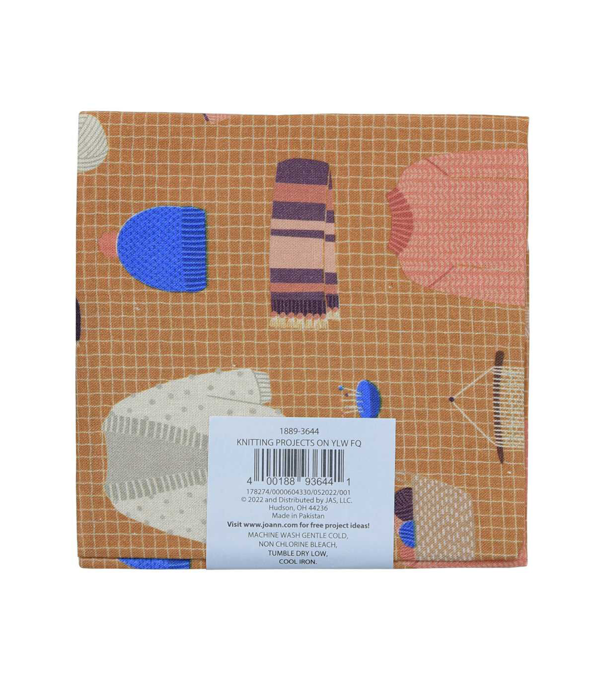 Knitting Projects On Yellow 1 Piece Cotton Fabric Quarter