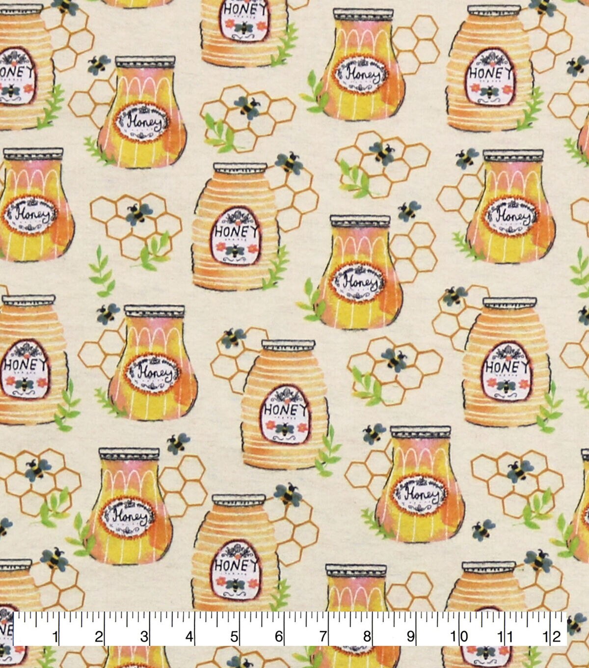 Honey Jars Super Snuggle Flannel Fabric