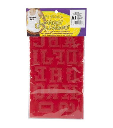 Dritz Collegiate Iron-on Letters, White