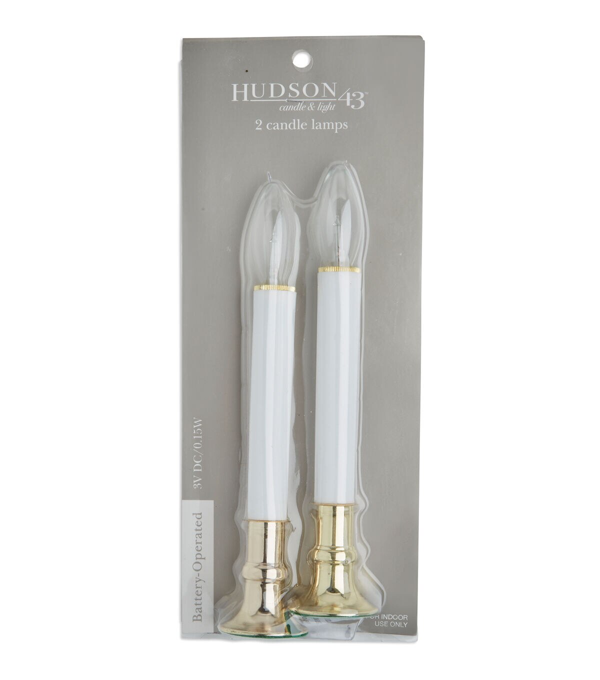 12 Flameless Taper Candles 2pk by Hudson 43